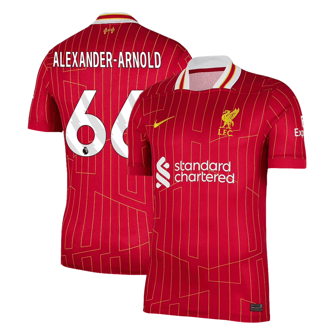 ALEXANDER-ARNOLD #66 Liverpool Soccer Jersey Home Custom Shirt
