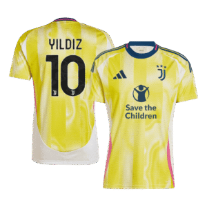 Juventus Jersey Custom YILDIZ #10 Soccer Jersey Away