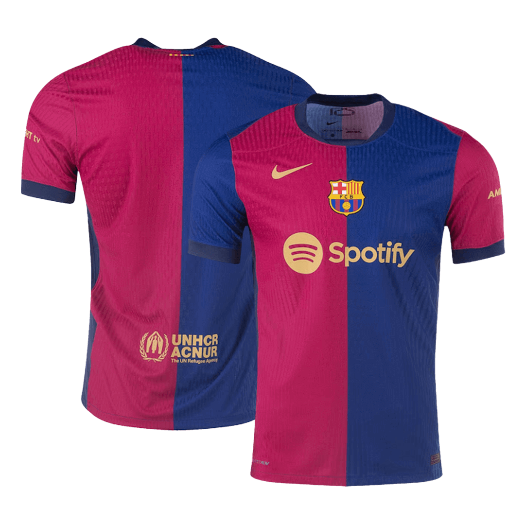Barcelona Home Custom Player Version Soccer Jersey - Image 3