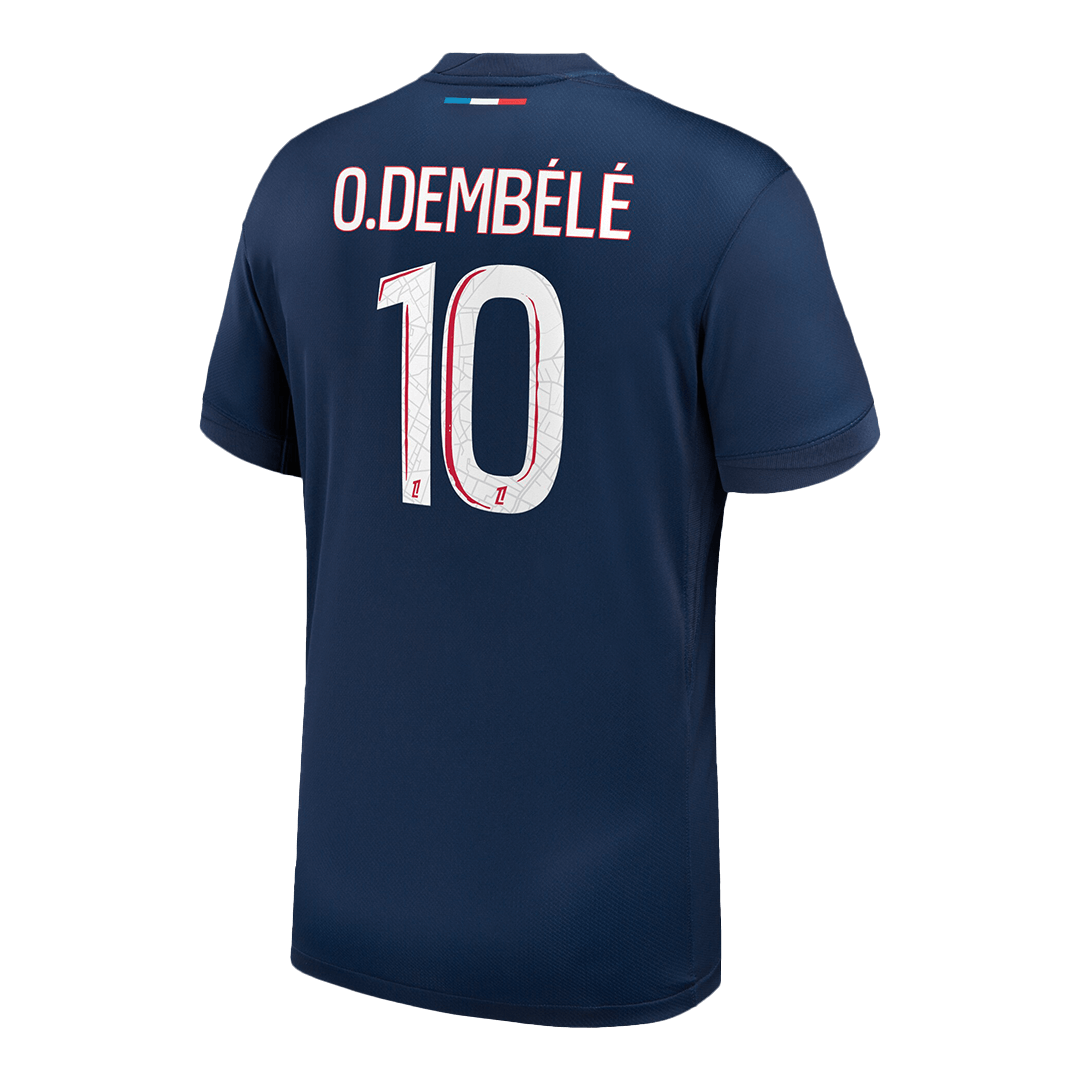 PSG O.DEMBÉLÉ #10 Soccer Jersey Home Custom Shirt - Image 3