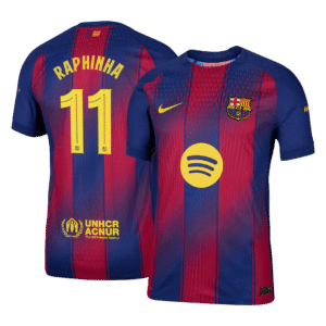 Barcelona RAPHINHA #11 Home Custom Player Version Soccer Jersey 2025/26 - UCL