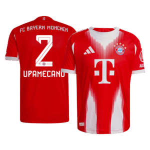 Bayern Munich UPAMECANO #2 Custom Player Version Home Soccer Jersey 2025/26