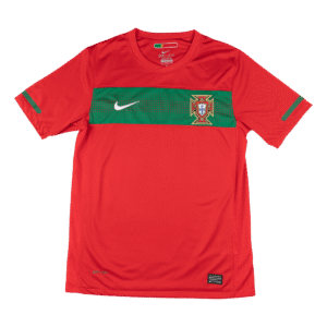 Portugal Retro Jersey Home Long Sleeve Soccer Shirt 2010