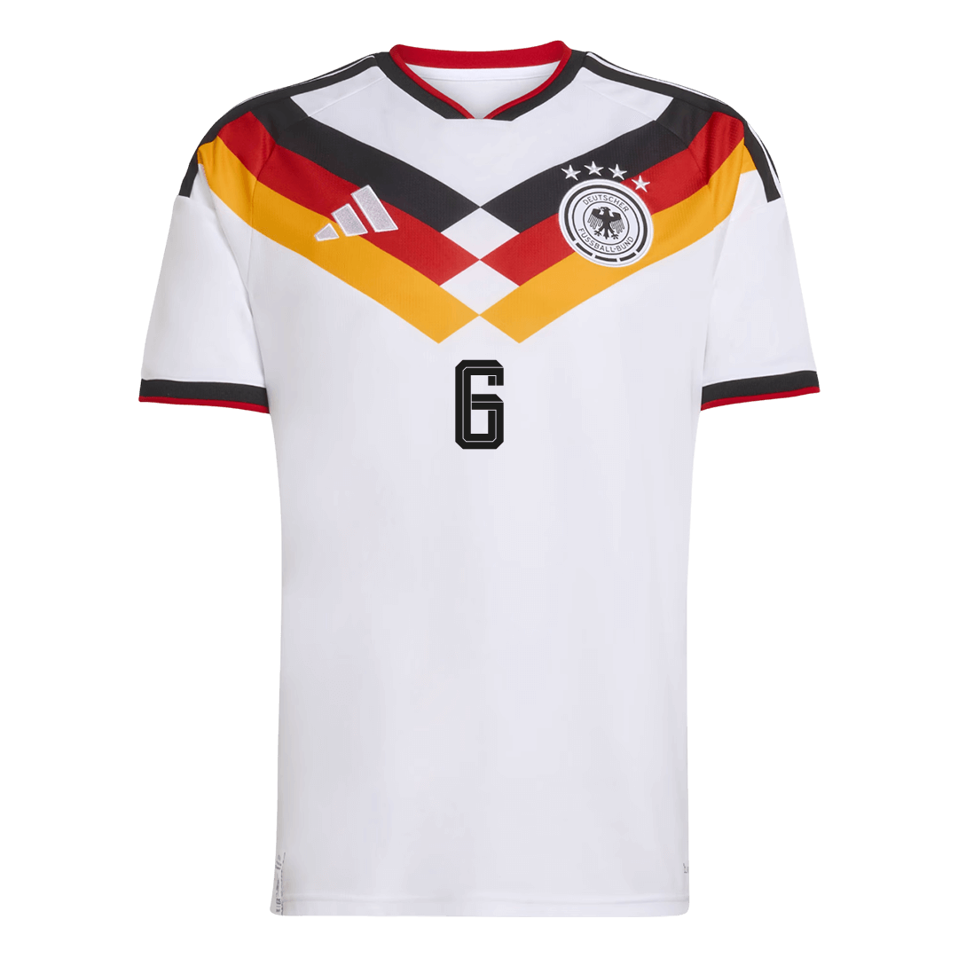KIMMICH #6 Germany Soccer Jersey Home Custom Shirt World Cup 2026 - Image 2