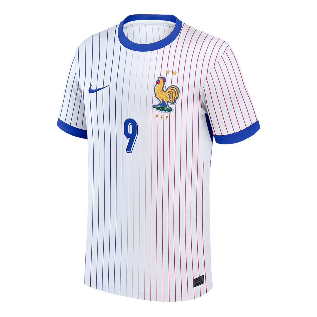 GIROUD #9 France Soccer Jersey Away Custom Shirt - Image 2