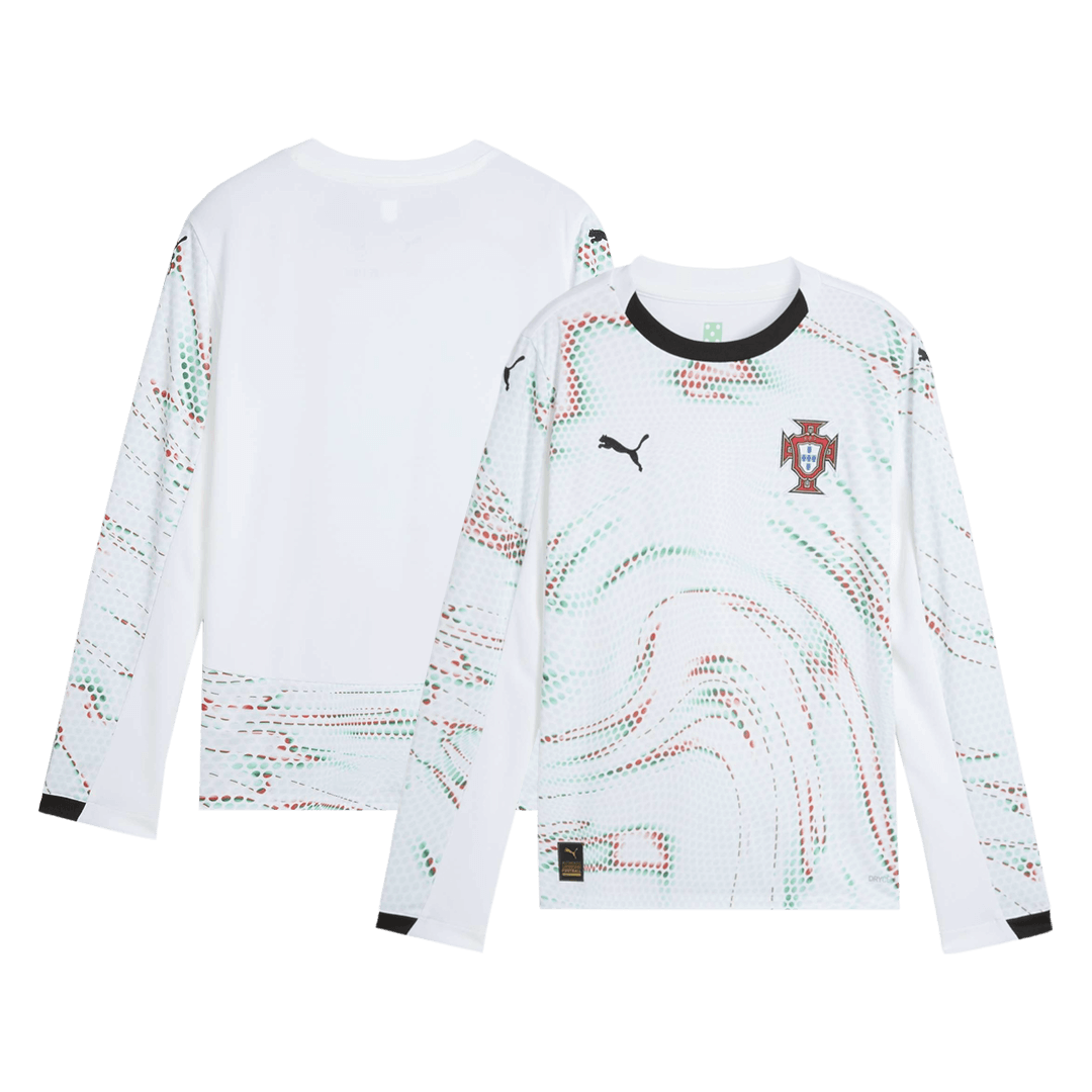 Portugal Long Sleeve Jersey Away Football Shirt 2025 - Image 3