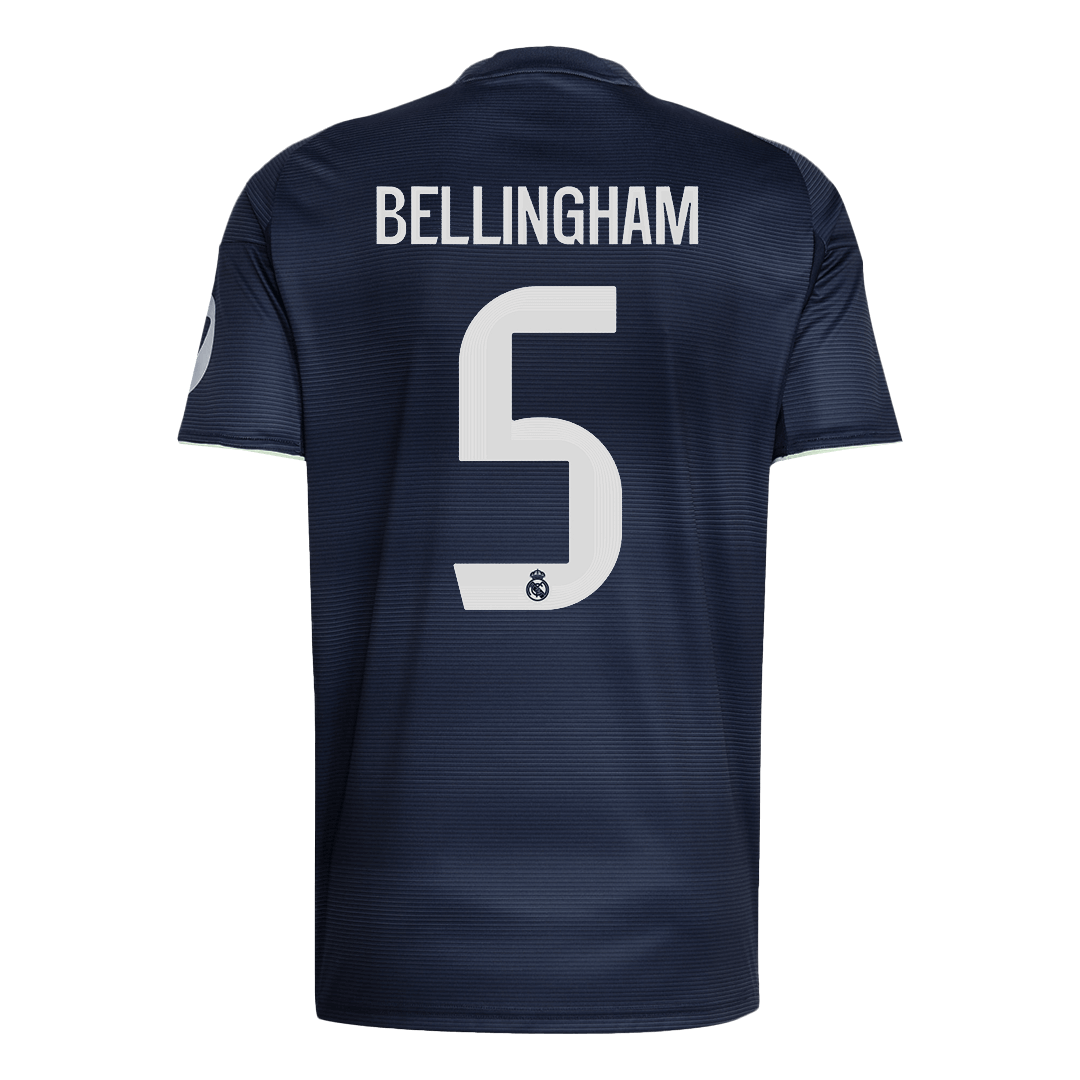 BELLINGHAM #5 Real Madrid Soccer Jersey Away Custom Shirt 2025/26 - Image 3