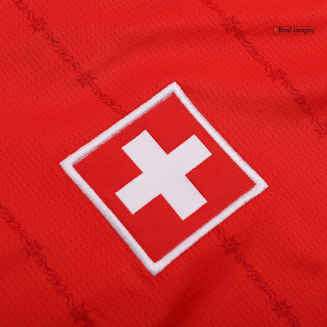 Switzerland Soccer Jersey Home Custom Shirt - Image 7