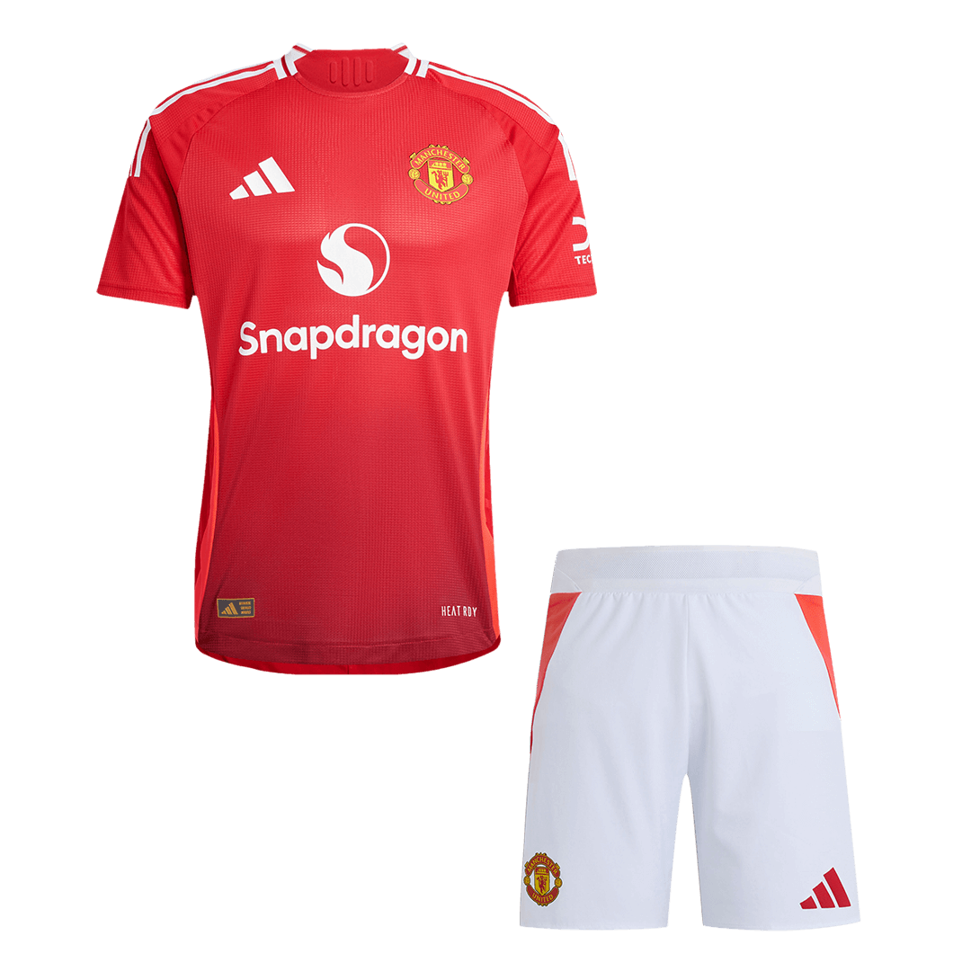 Manchester United Home Custom Player Version Soccer Kit
