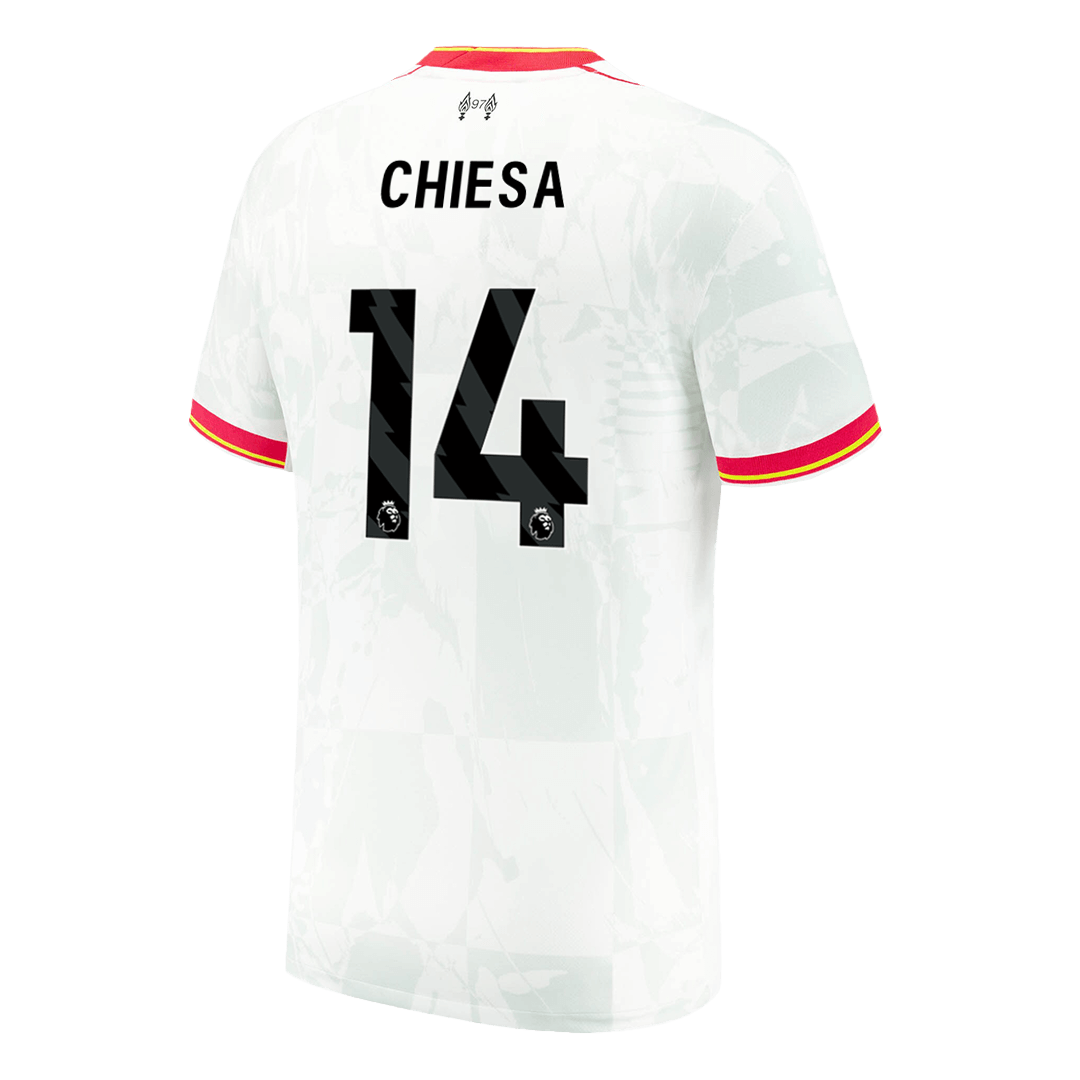 CHIESA #14 Liverpool Soccer Jersey Third Away Custom Shirt - Image 3