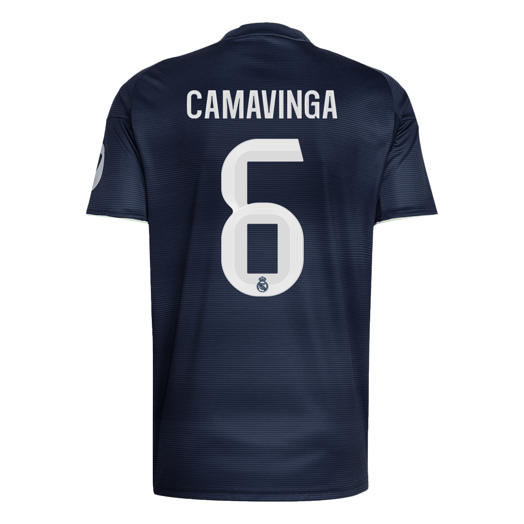 CAMAVINGA #6 Real Madrid Soccer Jersey Away Custom Shirt 2025/26 - Image 3