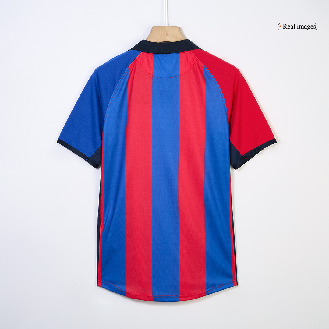 RIVALDO #10 Barcelona Retro Jersey Home Soccer Shirt 2001/02 - Image 5