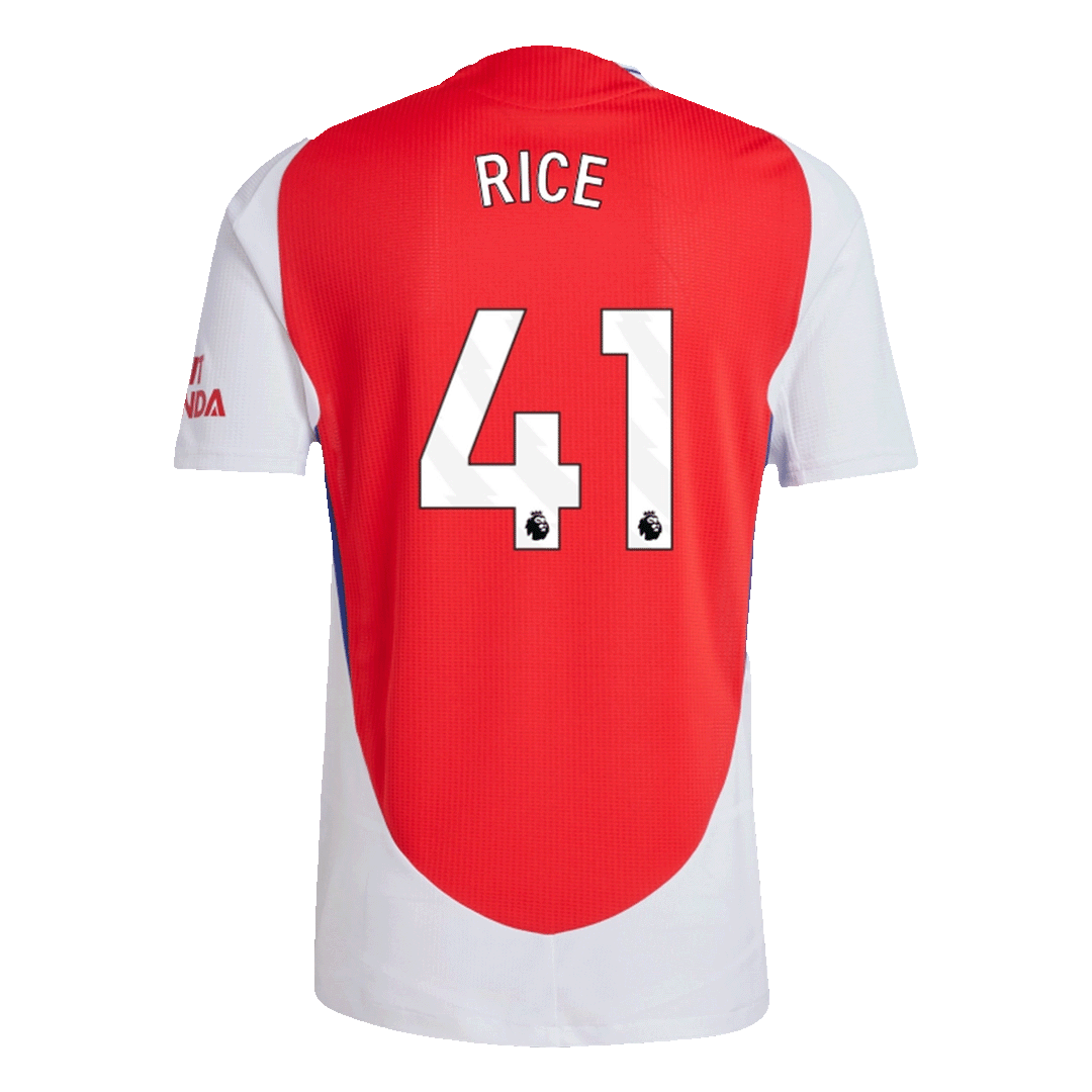 Arsenal RICE #41 Home Custom Player Version Soccer Jersey - Image 3