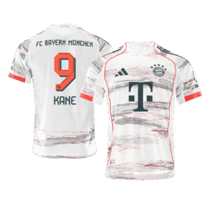 Bayern Munich KANE #9 Away Custom Player Version Soccer Jersey 2025/26