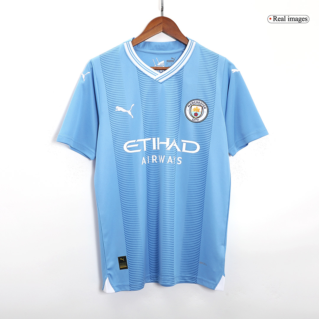 Manchester City Jersey HAALAND #9 Custom Home Soccer Jersey 2023/24 - Image 4