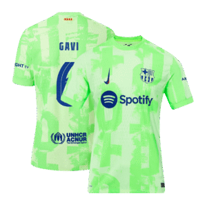 Barcelona GAVI #6 Third Away Custom Player Version Soccer Jersey - UCL