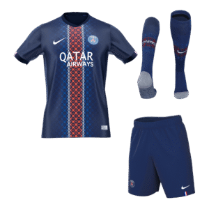PSG Home 2025/26 Custom Full Soccer Kit