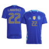Argentina Jersey Custom L.MARTÍNEZ #22 Soccer Jersey Away