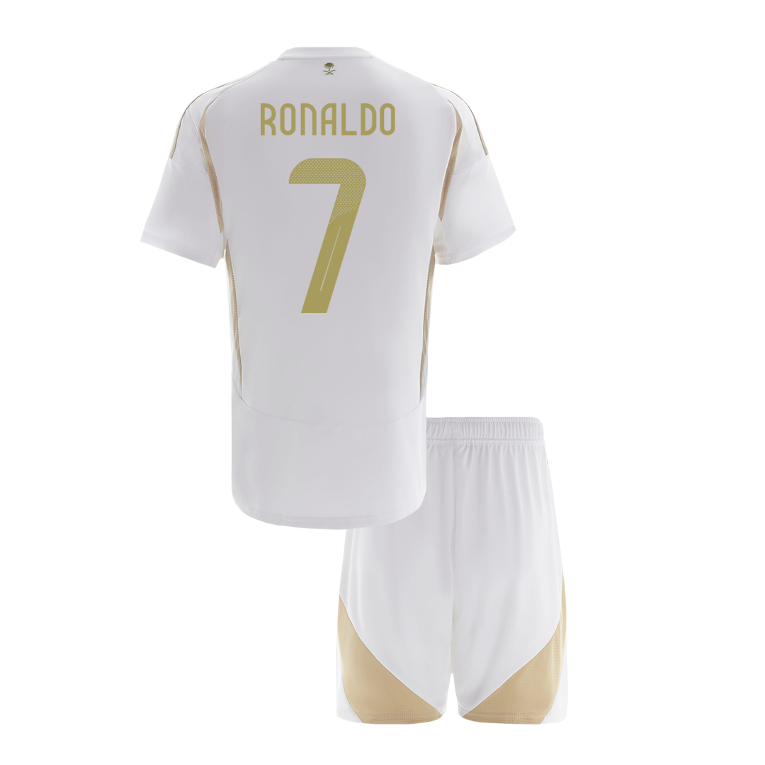 Kids Al Nassr RONALDO #7 Third Away Soccer Kits