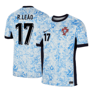 R.LEÃO #17 Portugal Soccer Jersey Away Custom Shirt