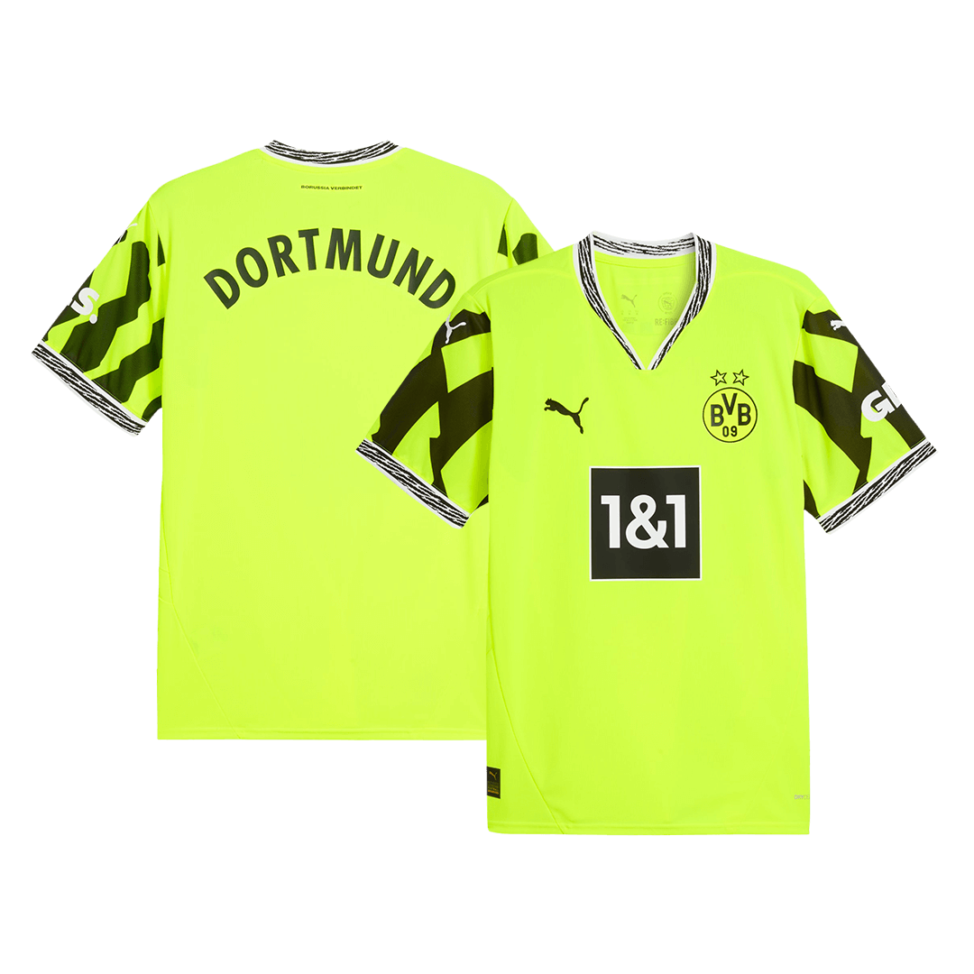 Borussia Dortmund Neon Special Soccer Jersey Custom Shirt - Image 3