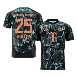 MÜLLER #25 Bayern Munich Soccer Jersey Away Custom Shirt