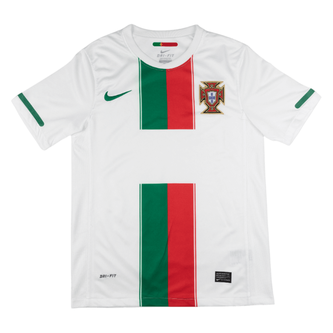 Portugal Retro Jersey Away Long Sleeve Soccer Shirt 2010