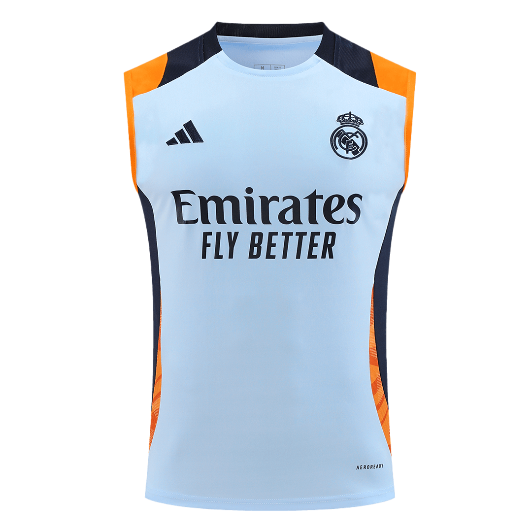 Real Madrid Pre-Match Training Vest Blue