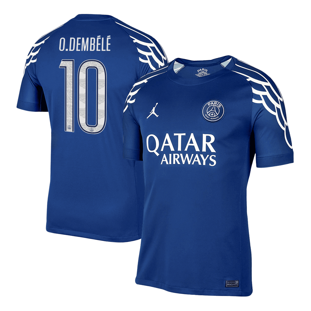 PSG O.DEMBÉLÉ #10 Soccer Jersey Fourth Away Custom Shirt - UCL
