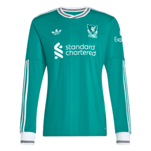 Liverpool Long Sleeve Jersey Third Away 2025/26 Football Shirt
