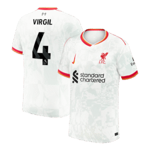 Liverpool VIRGIL #4 Soccer Jersey Third Away Custom Shirt