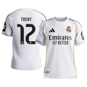 Real Madrid TRENT #12 Home Custom Player Version Soccer Jersey 2025/26