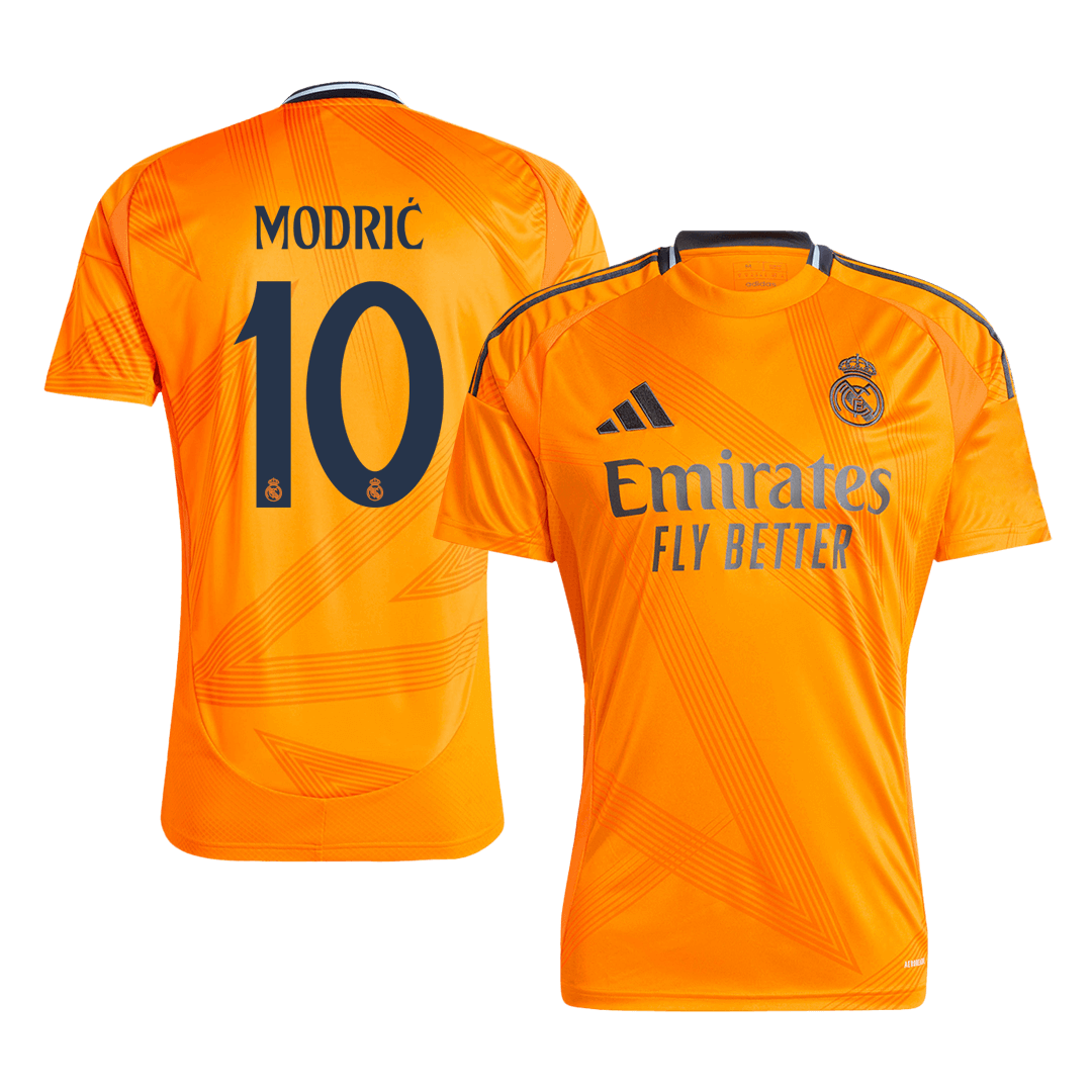 Real Madrid Jersey Custom MODRIĆ #10 Soccer Jersey Away