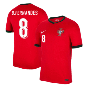 Portugal Jersey Custom B.FERNANDES #8 Soccer Jersey Home