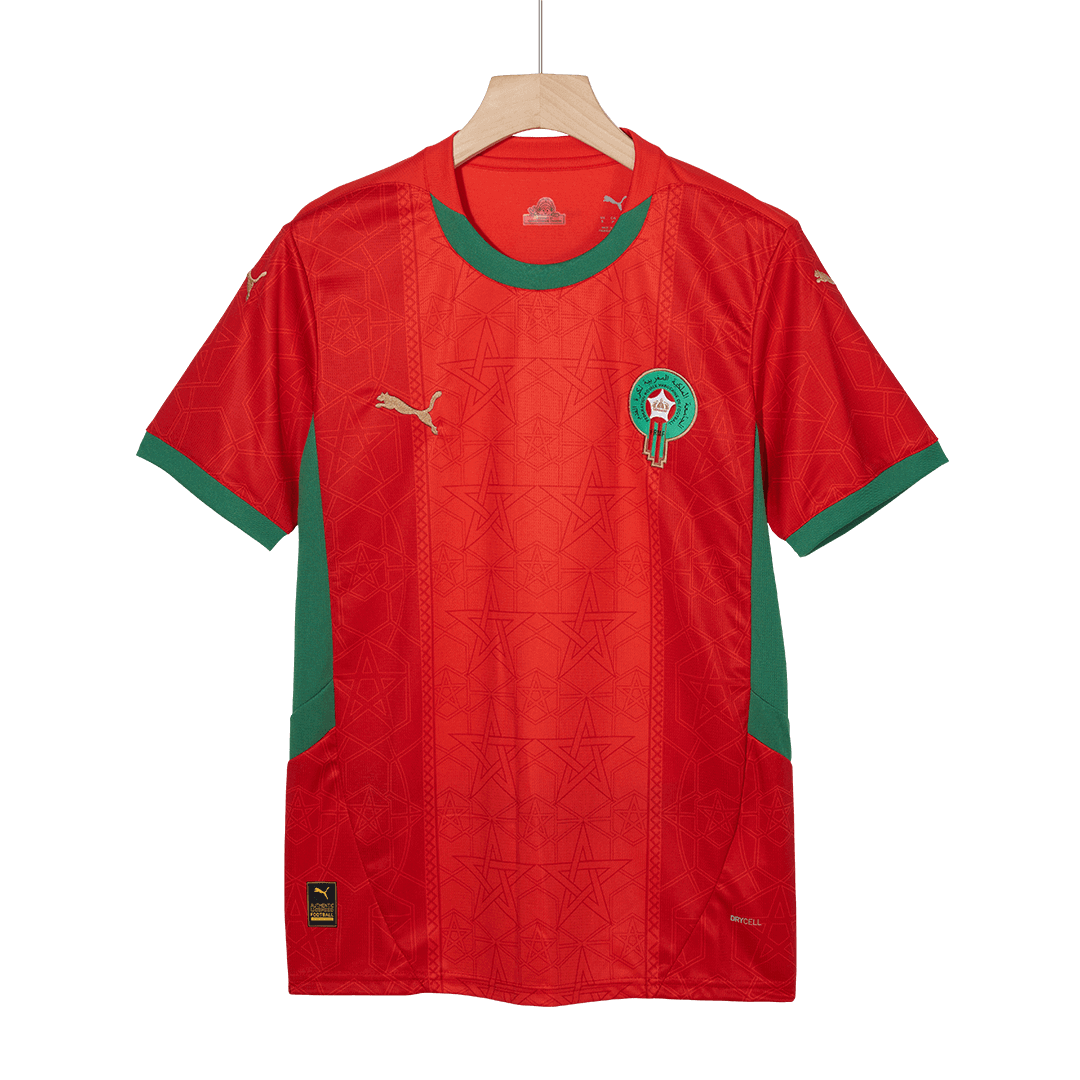 Morocco Soccer Jersey Home Shirt - Image 5