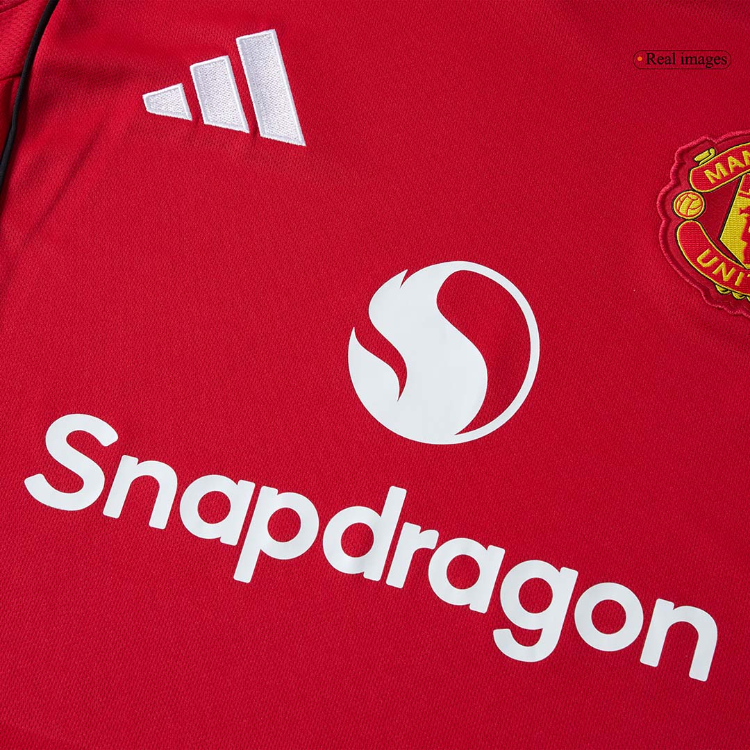 Manchester United Long Sleeve Jersey Home Football Shirt 2025/26 - Image 10