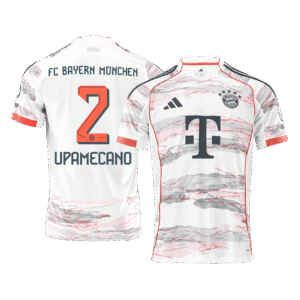 Bayern Munich UPAMECANO #2 Soccer Jersey Away 2025/26 Custom Shirt