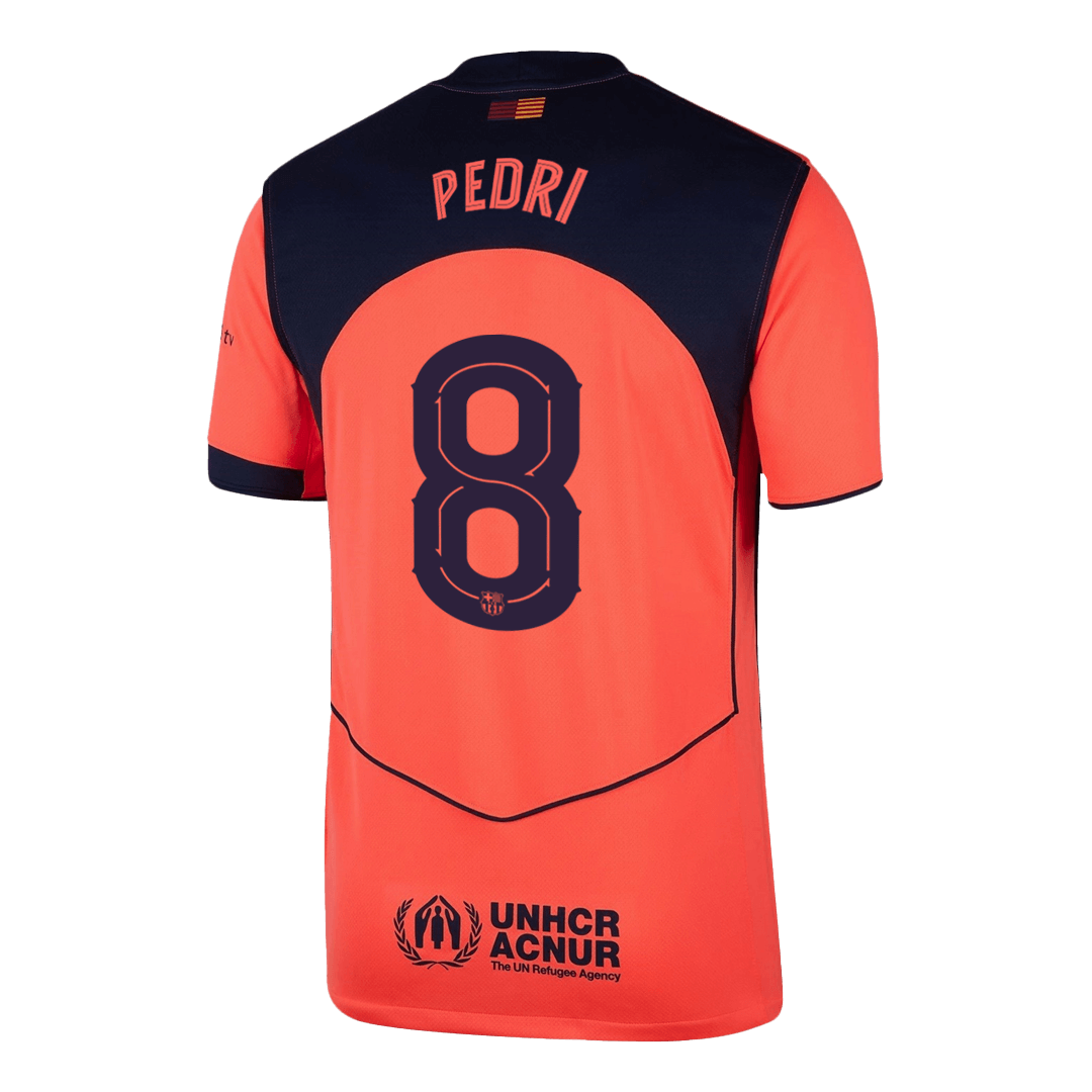 PEDRI #8 Barcelona Soccer Jersey Third Away Custom Shirt 2025/26 - UCL - Image 3