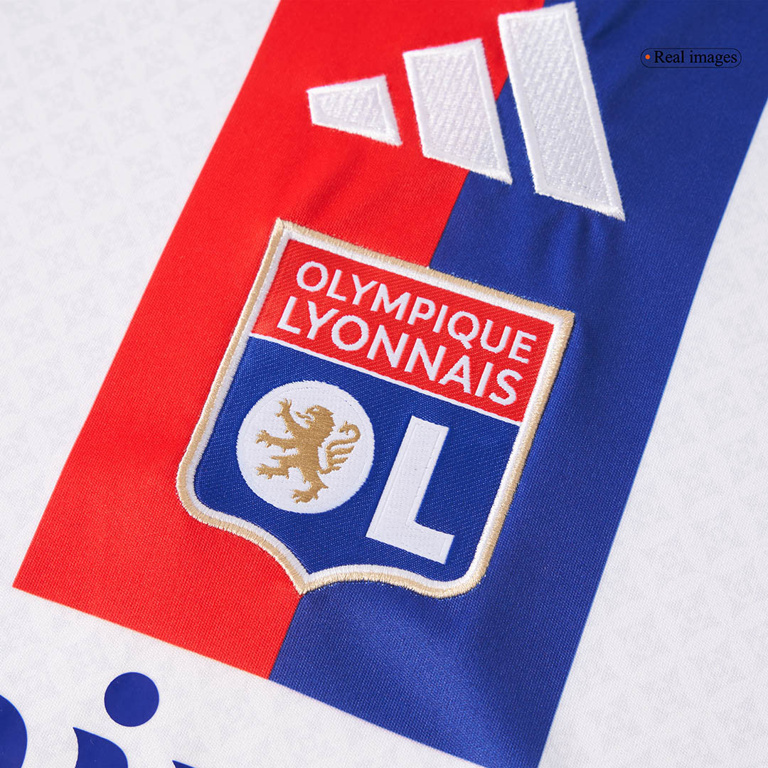 Olympique Lyonnais Soccer Jersey Home Shirt 2025/26 - Image 8