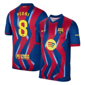 Barcelona PEDRI #8 Soccer Jersey Fourth Away Shirt 2025/26