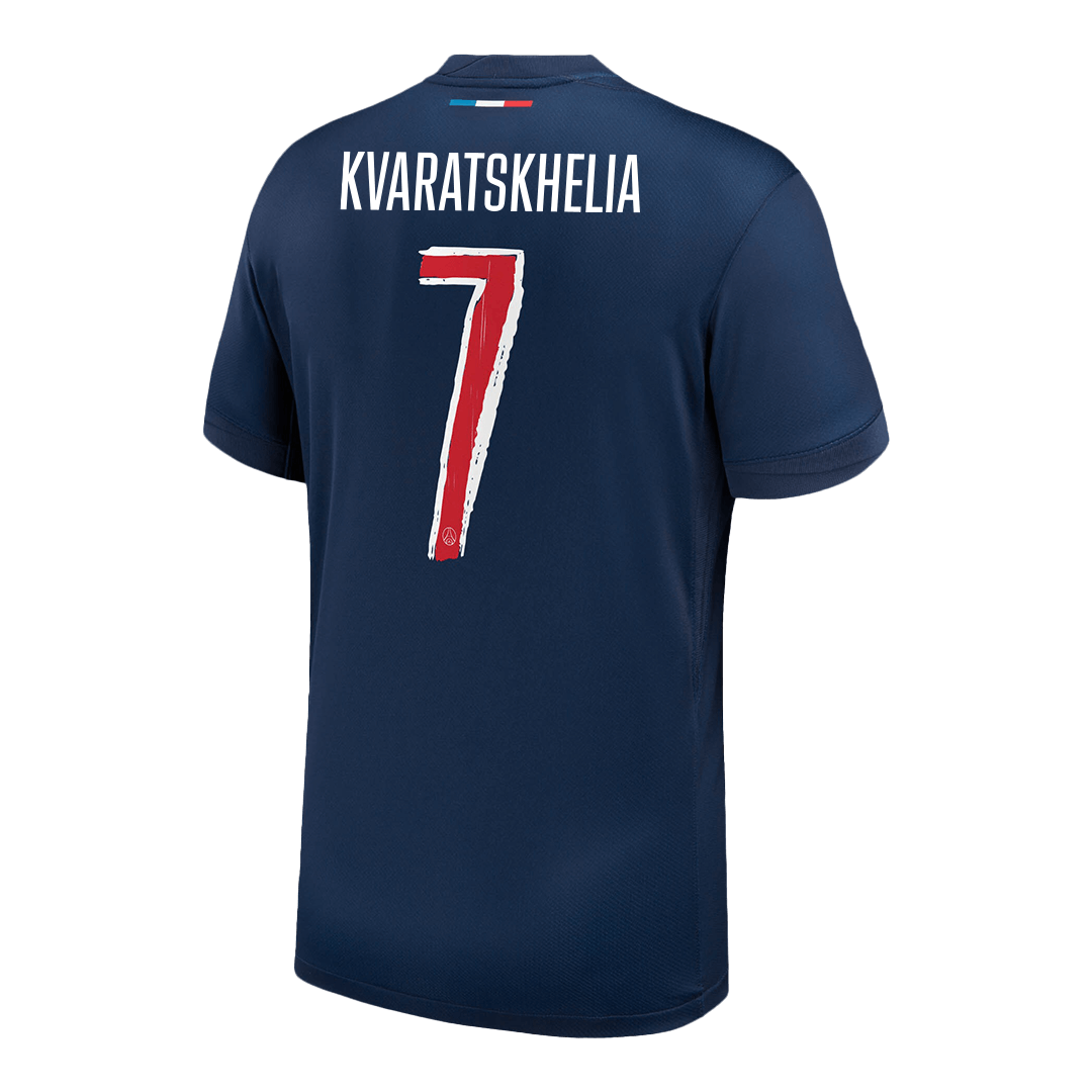 PSG KVARATSKHELIA #7 Soccer Jersey Home Custom Shirt - UCL - Image 3