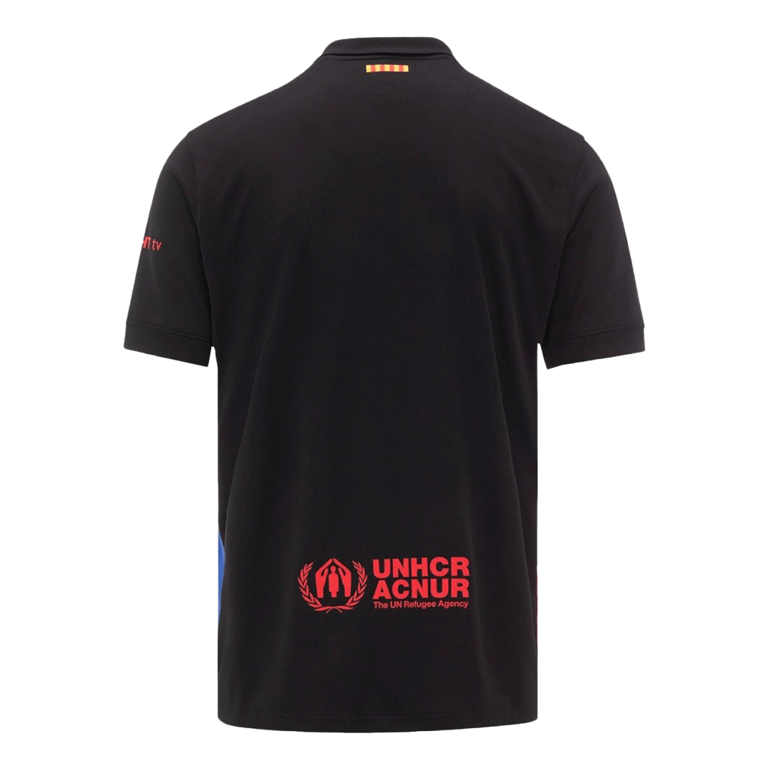 Barcelona Soccer Jersey Away Custom Shirt Spotify Logo Without Text - Image 2