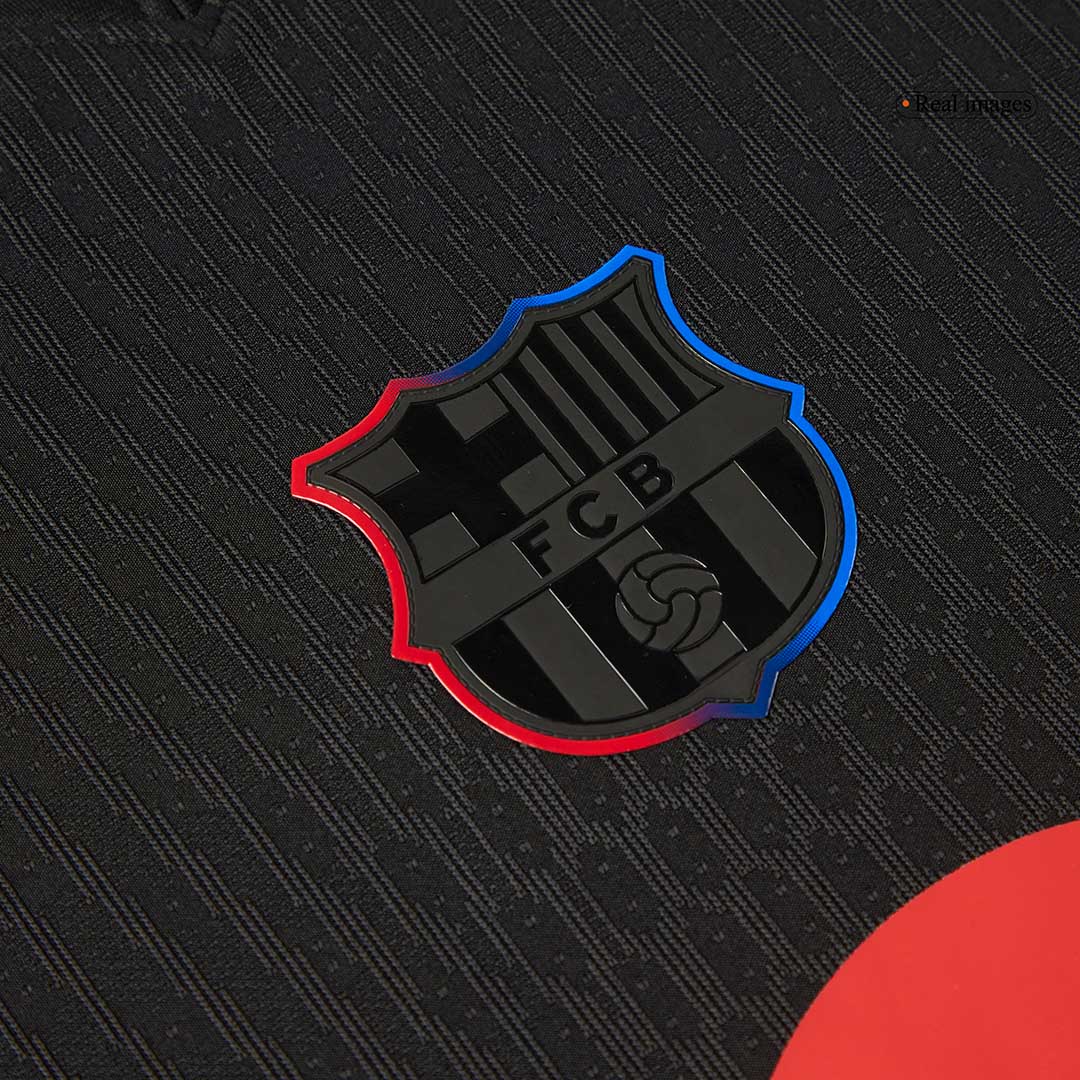 Barcelona Away Custom Player Version Soccer Jersey - Spotify Logo Without Text - Image 8