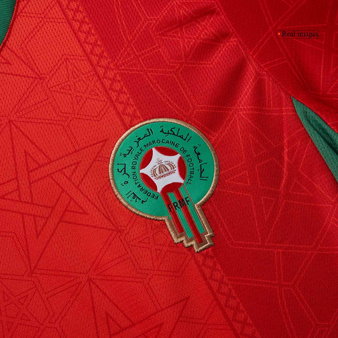 Morocco Soccer Jersey Home Shirt - Image 8