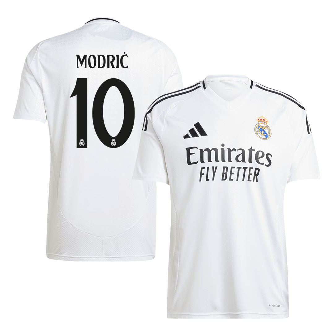 MODRIĆ #10 Real Madrid Soccer Jersey Home Custom Shirt