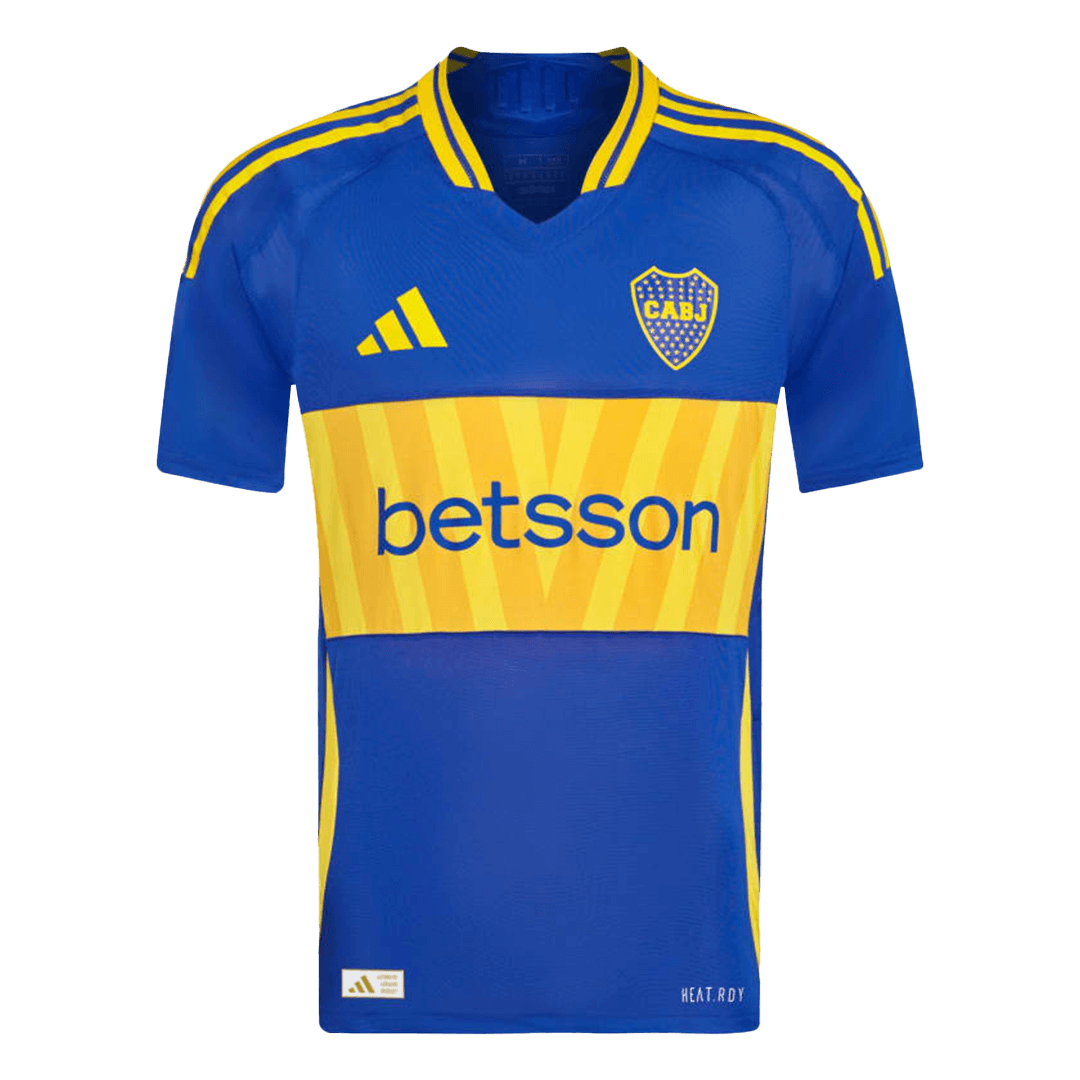 Boca Juniors Home Custom Player Version Soccer Jersey