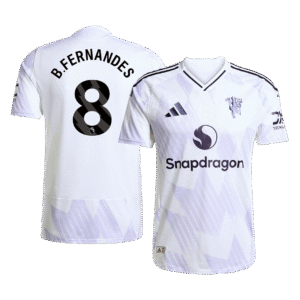 Manchester United B.FERNANDES #8 Away Custom Player Version Soccer Jersey 2025/26