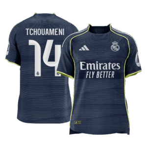 Real Madrid TCHOUAMENI #14 Away Custom Player Version Soccer Jersey 2025/26