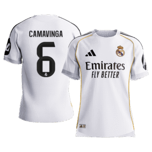 Real Madrid CAMAVINGA #6 Home Custom Player Version Soccer Jersey 2025/26