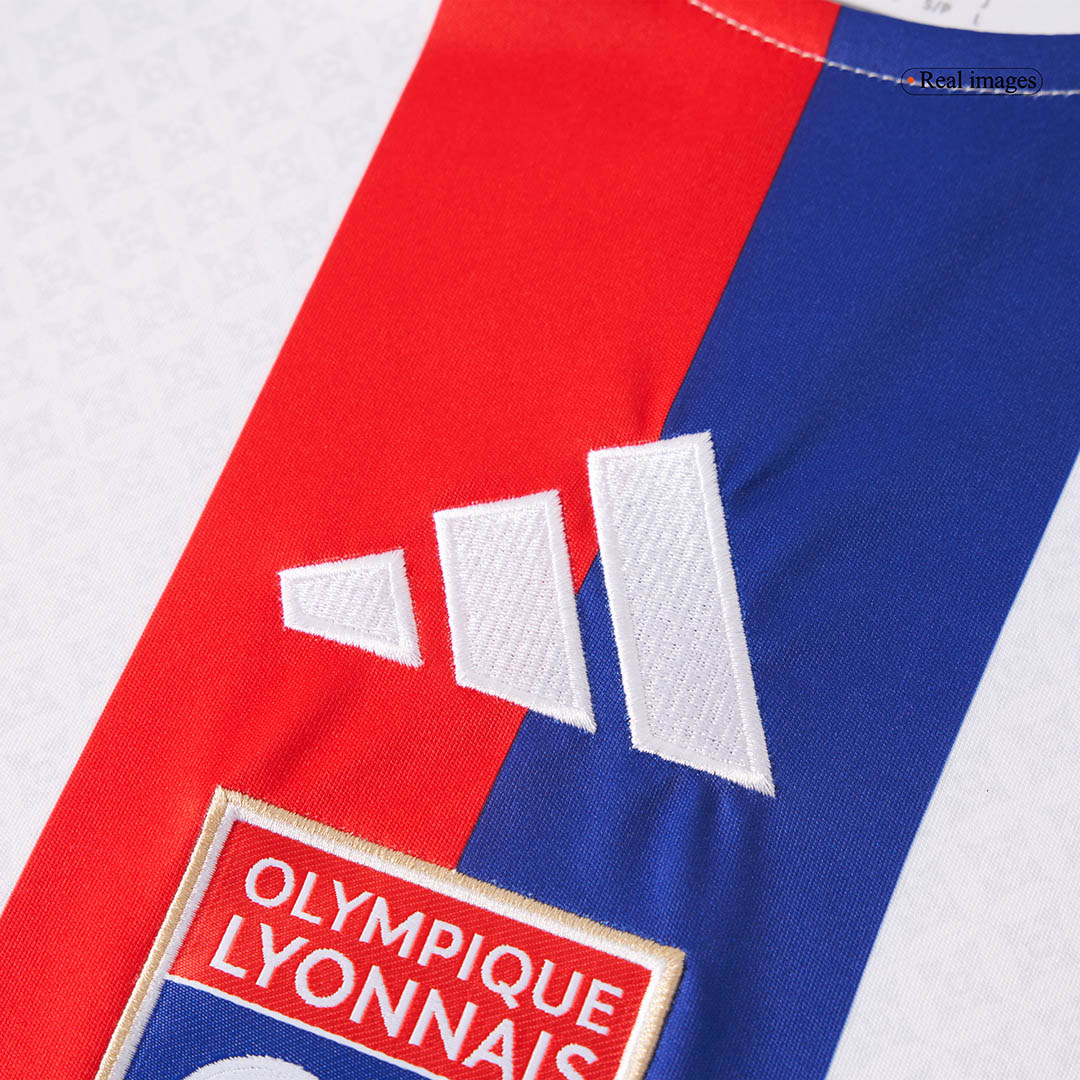 Olympique Lyonnais Soccer Jersey Home Shirt 2025/26 - Image 9
